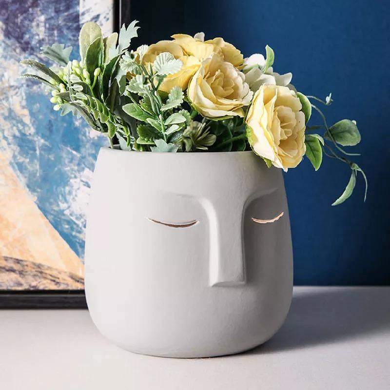 Soléra – Cache-pot en céramique texturé et artistique