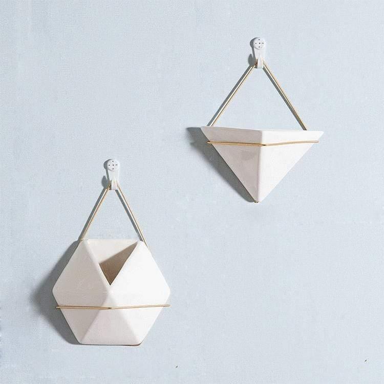 Solène – Terrarium suspendu géométrique et design
