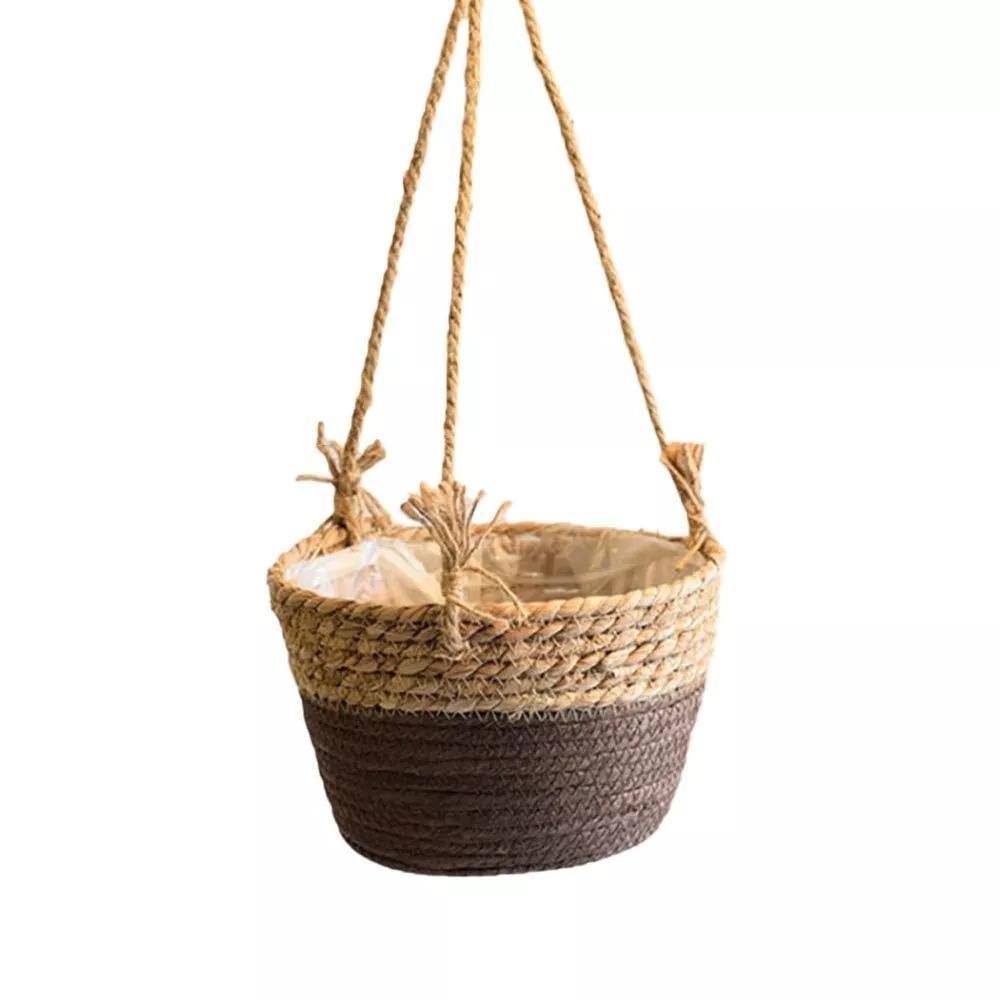 Lunara – Suspension murale en jute naturelle et texturée
