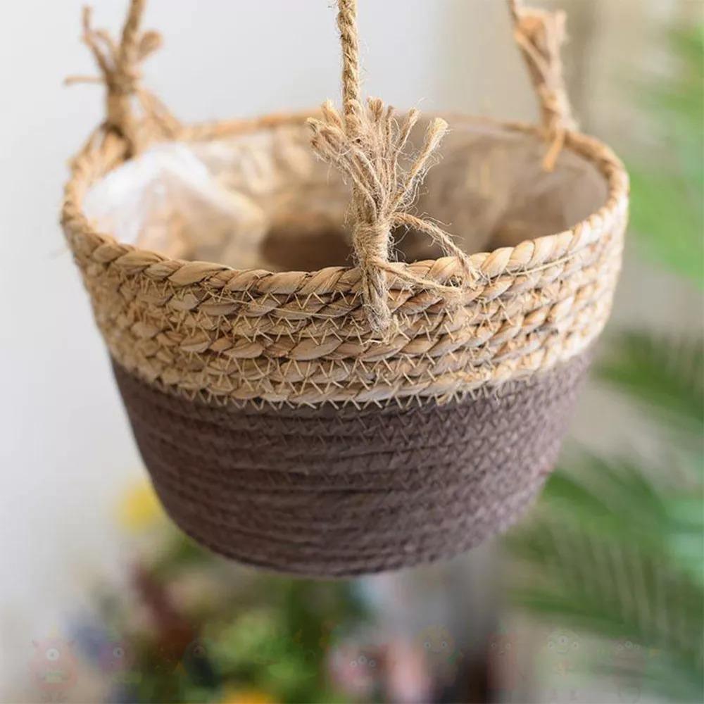 Lunara – Suspension murale en jute naturelle et texturée