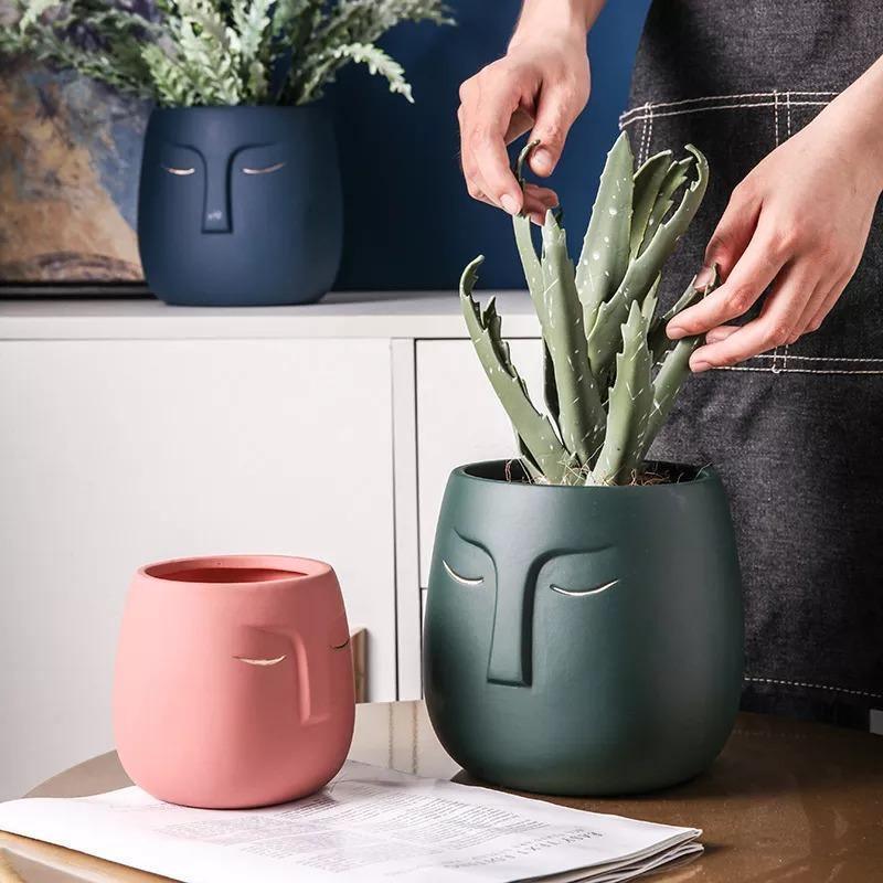 Soléra – Cache-pot en céramique texturé et artistique