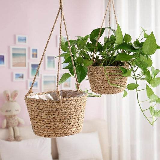 Lunara – Suspension murale en jute naturelle et texturée