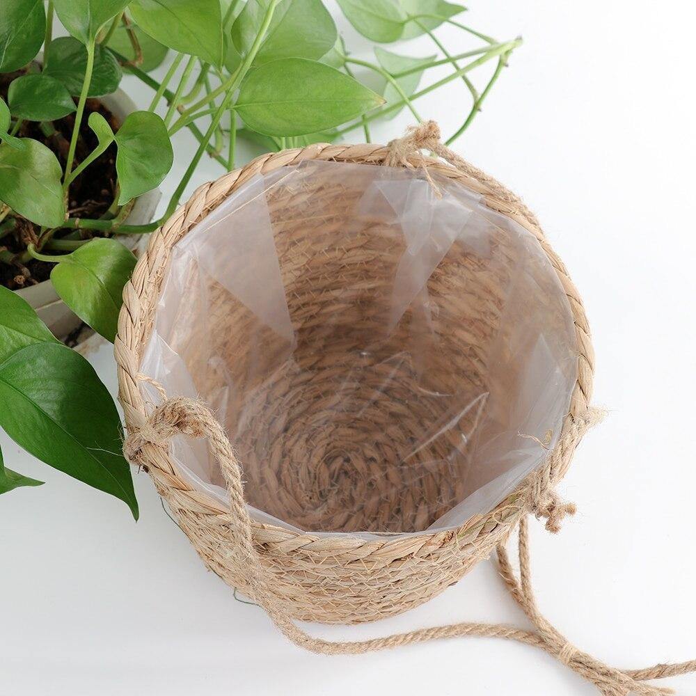 Lunara – Suspension murale en jute naturelle et texturée