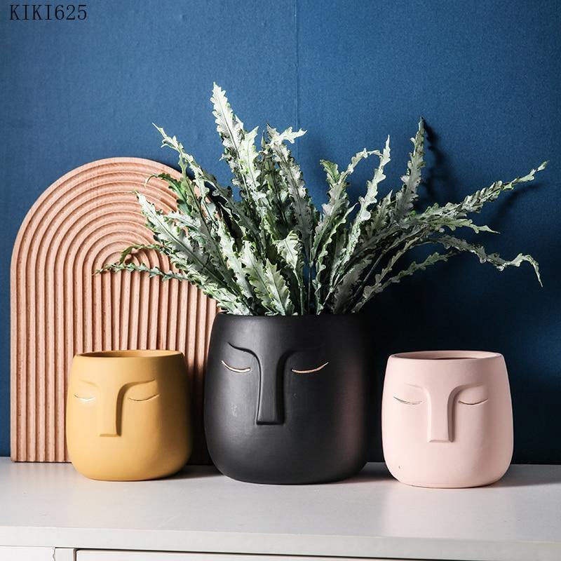 Soléra – Cache-pot en céramique texturé et artistique