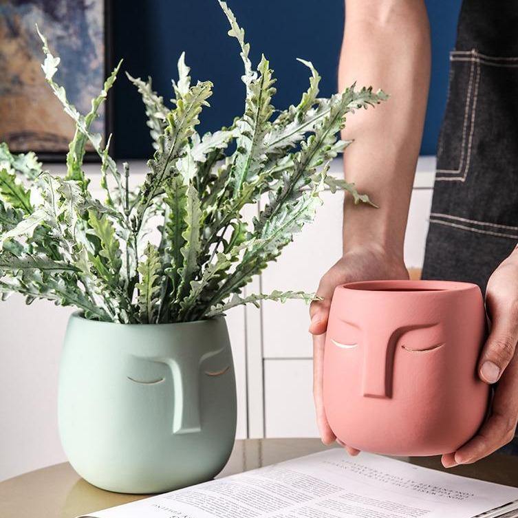 Soléra – Cache-pot en céramique texturé et artistique