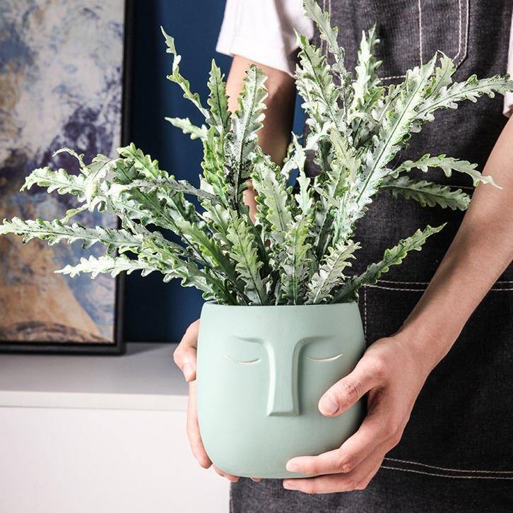 Soléra – Cache-pot en céramique texturé et artistique