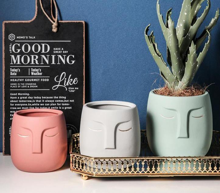 Soléra – Cache-pot en céramique texturé et artistique