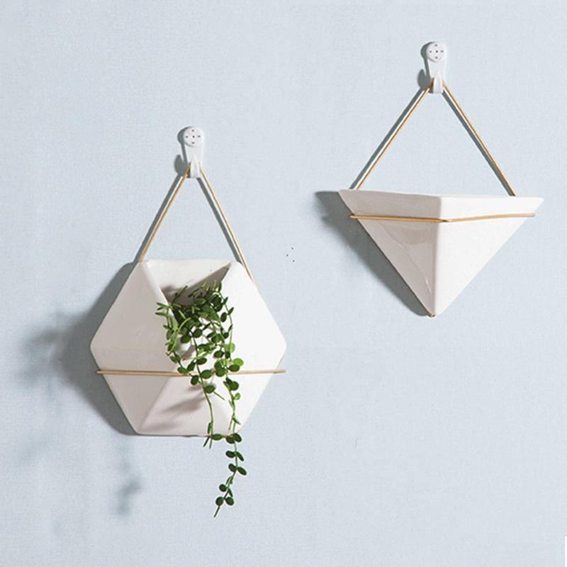 Solène – Terrarium suspendu géométrique et design